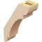 Ekena Millwork 3-inch W x 8-inch D x 12-inch H Olympic Rough Cedar Woodgrain TimberThane Knee Brace, Primed BRCUR03X08X12OLYRCPR - alternate 3